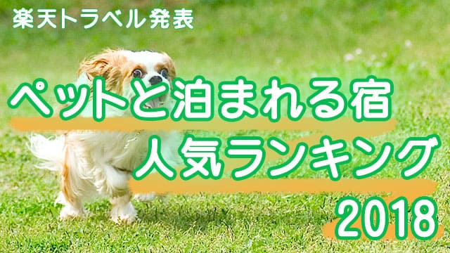 楽天トラベル発表 ペットと泊まれる宿人気ランキング 18年 大次郎の気になるランキング