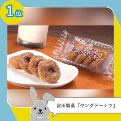 ラヴィット LOVE it ランキング 駄菓子 甘い編 ヤングドーナツ