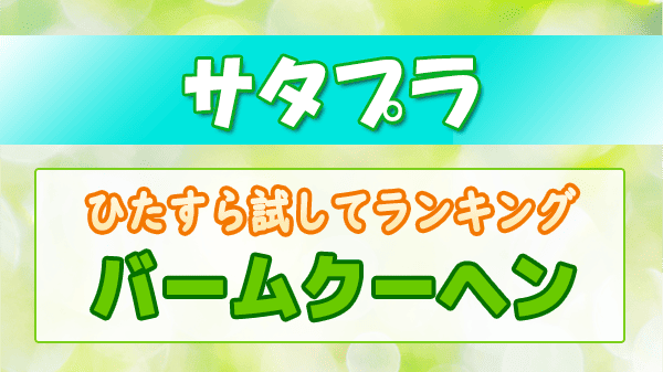 サタプラ ひたすら試してランキング バームクーヘン バウムクーヘン